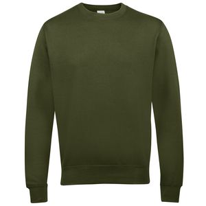 AWDIS JUST HOODS JH030 - Sweatshirt-Rundhals-Uni 280 Olive Green