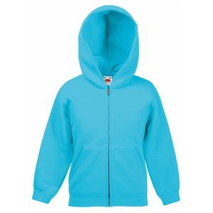 Fruit of the Loom SS225 - Klassische 80/20 Kinder Kapuzen-Sweatjacke