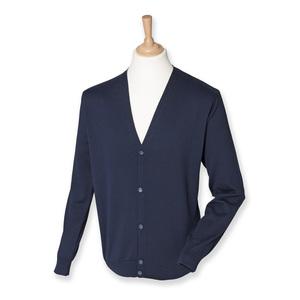 Henbury HB722 - Herren Cardigan V-Button