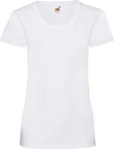 Fruit of the Loom 61-372-0 - Damen Valueweight T-Shirt Weiß