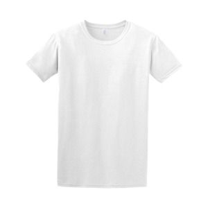 Gildan 64000 - Softstyle® Baumwoll-T-Shirt Herren Weiß