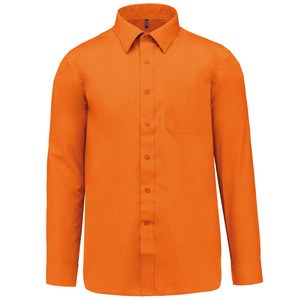 Kariban K545 - JOFREY PFLEGELEICHTES HERREN LANGARM 65/35 HEMD Orange