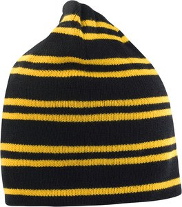 Result R354X - TEAM REVERSIBLE BEANIE Black / Gold / Black