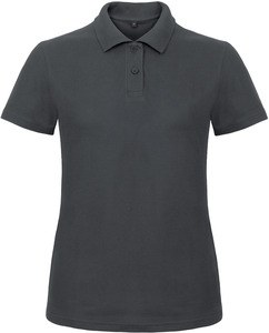 B&C CGPWI11 - Damen Poloshirt aus Baumwolle Anthrazit