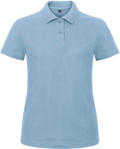 B&C CGPWI11 - Damen Poloshirt aus Baumwolle Light Blue