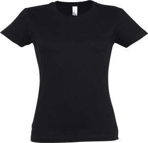 SOL'S 11502 - Damen Rundhals T-Shirt Imperial Tiefschwarz