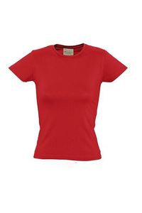 SOL'S 11990 - Damen T-Shirt Aus 100% Bio-Baumwolle Organic Rot