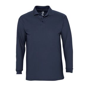 SOL'S 11353 - Herren Poloshirt Langarm Winter II Navy