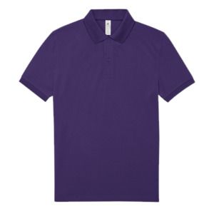 B&C BCID1 - Kurzarm Poloshirt für Herren Lila