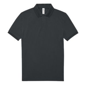 B&C BCID1 - Kurzarm Poloshirt für Herren Anthrazit