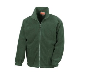 Result RS036 - Full Zip Herren Active Fleece Jacke Wald Grün