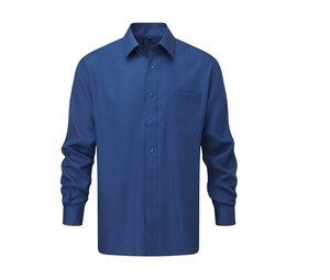 Russell Collection JZ934 - Pflegeleichtes Langarm Hemd Herren Poplin