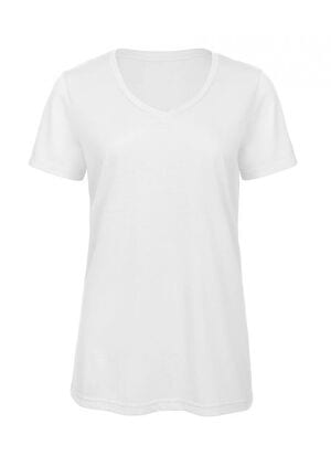 B&C BC058 - Damen-Tri-Blend V-Ausck T-Shirt