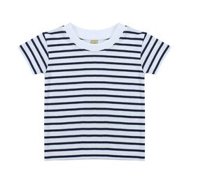 Larkwood LW027 - Kinder gestreifte Crew Neck T -Shirt Hemd