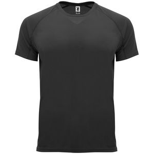 Roly CA0407 - BAHRAIN Technical short-sleeve raglan t-shirt black