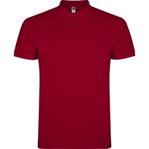 Roly PO6638 - STAR Kurzärmeliges Poloshirt Garnet