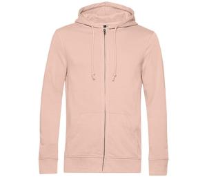 B&C BCU35B - Bio -Reißverschluss -Hoodie Soft Rose