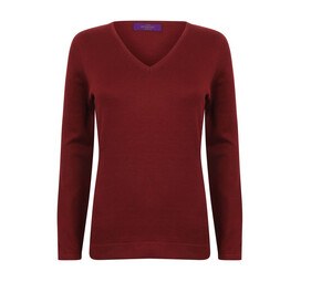 HENBURY HY721 - Damen Pullover mit V-Ausschnitt