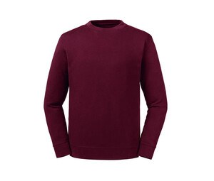 Russell RU208M - Sweat organique réversibel Burgundy