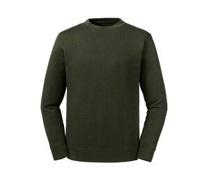 Russell RU208M - Sweat organique réversibel Dark Olive