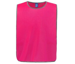 Yoko YK259 - Chasuble mit reflektierenden Rändern Fluo Pink