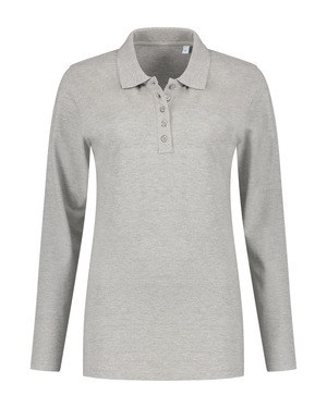 LEMON & SODA LEM3574 - Langarm-Poloshirt Damen