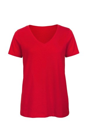 B&C CGTW045 - Ladies Organic Inspire Cotton V-neck T-shirt