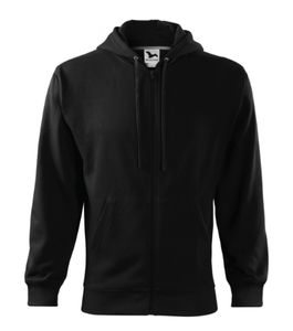 Malfini 410 - Trendy Zipper Sweatshirt Herren Schwarz