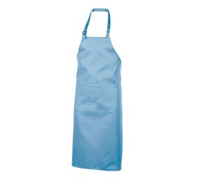 NEWGEN TB101 - Polycotton Lätzchenschürze mit Tasche Sky Blue