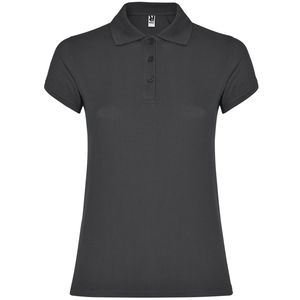 Roly PO6634 - STAR WOMAN Talliertes-Poloshirt mit kurzen Ärmeln Dark Lead