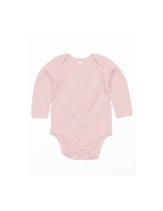 BABYBUGZ BZ030 - BABY LONG SLEEVE BODYSUIT Powder Pink