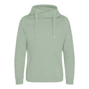 AWDIS JUST HOODS JH021 - Cross-Neck-Sweatshirt Dusty Green