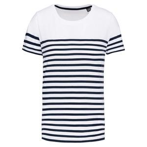 Kariban K3035 - T-Shirt im Marine-Stil mit Rundhalsausschnitt Bio Kinder