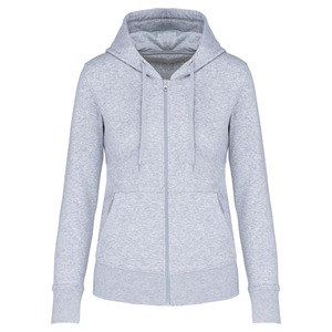 Kariban K4031 - Umweltfreundliches Kapuzensweatshirt mit Reißverschluss Damen Oxford Grey