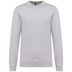 Kariban K474 - Sweatshirt mit Rundhalsausschnitt Ash Heather