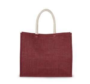 Kimood KI0219 - Jute Strandtasche Light Rosewood