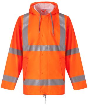 Yoko YHVS450 - Atmungsaktive Hi-Vis Soft Flex Regenjacke