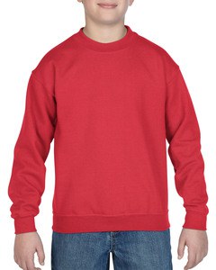 Gildan GIL18000B - Pullover Crewneck Heavyblend für Kinder Rot