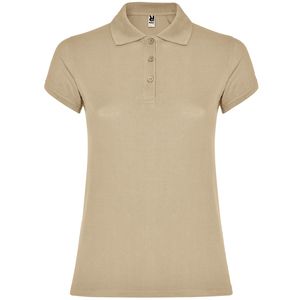 Roly PO6634 - STAR WOMAN Talliertes-Poloshirt mit kurzen Ärmeln Sand