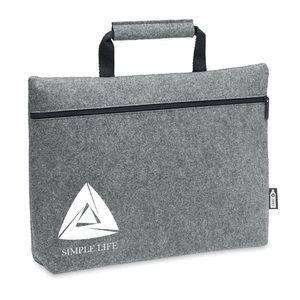 GiftRetail MO6718 - TAPLA Laptop Tasche RPET-Filz Grau