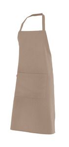 VELILLA 404204 - 100% Polyester Labbe Schürze SAND MARL