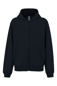 Mukua SF270K - Kinder mit Reißverschluss in Hood Sweatshirt Reißverschluss Navy