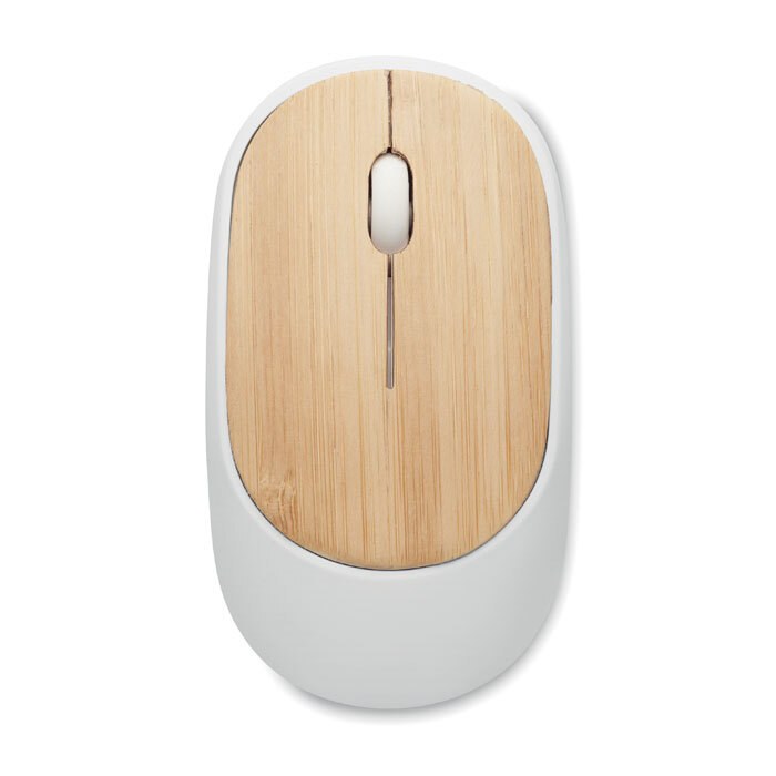 GiftRetail MO2085 - CURVY BAM Optische Mouse  Bambus