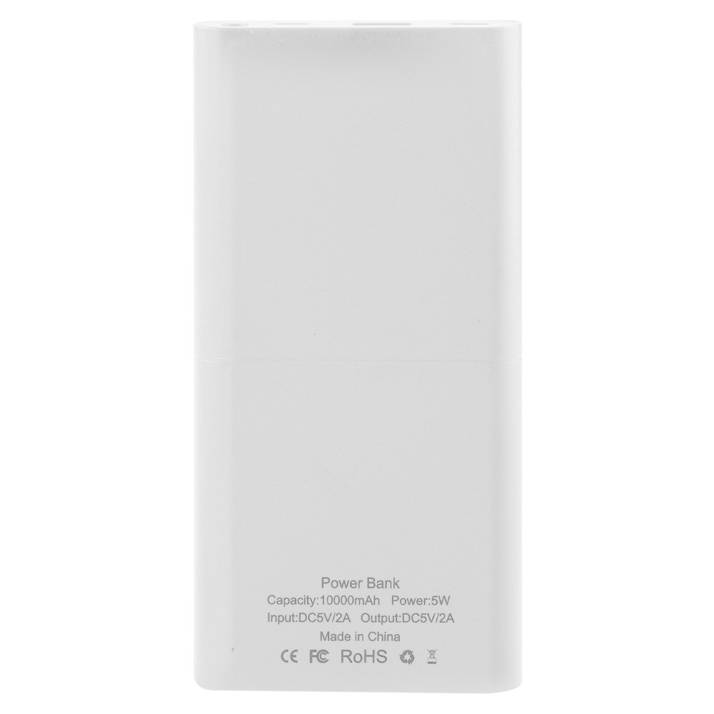 EgotierPro 53565 - Powerbank 10.000mAh, 5W kabelloses Laden, recycelt MOKU