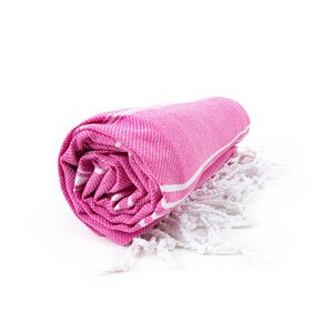 THE ONE TOWELLING OTHSU - Fouta Sultan Pink / Weiß