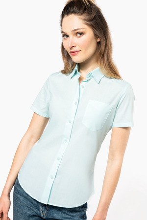 Kariban K548 - JUDITH PFLEGELEICHTE DAMEN KURZARM 65/35 BLUSE