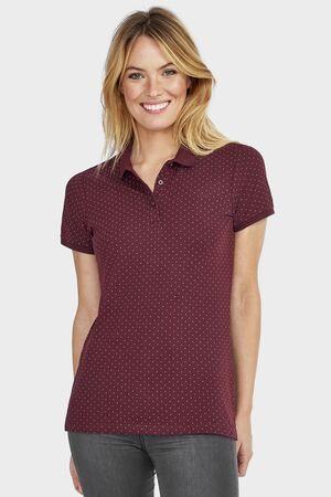 SOLS 01707 - Damen Polka dot Poloshirt Kurzarm Brandy