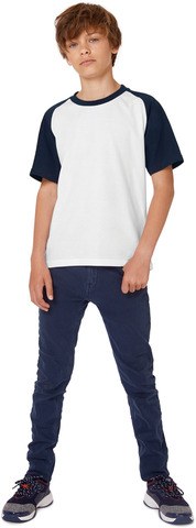 B&C CGTK350 - Kinder Baseball-T-Shirt