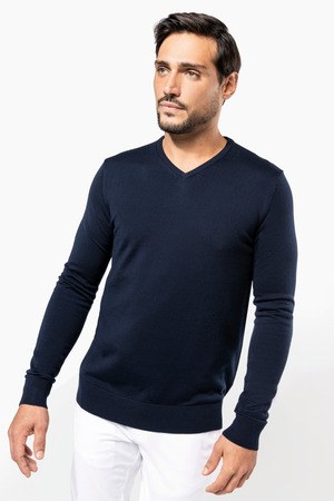 Kariban Premium PK910 - Merino-Herrenpullover mit V-Ausschnitt